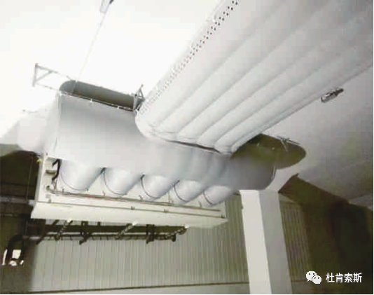 ag亚娱索斯柔性风管应用在冷库