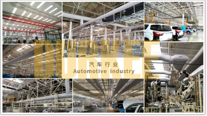 ag亚娱柔性风管应用在汽车行业