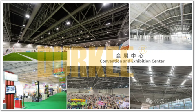 ag亚娱柔性风管应用在会展中心